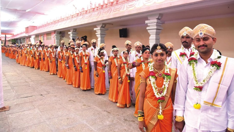 Pallakki Utsava, Mass marriage on Feb. 24