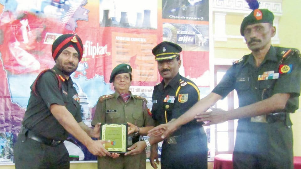 NCC Land Army Unit of Suttur JSS High School gets ‘Best Institution Award’