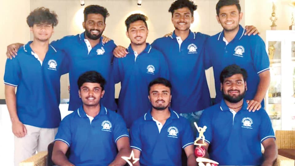 Winners of Cricket Tournament