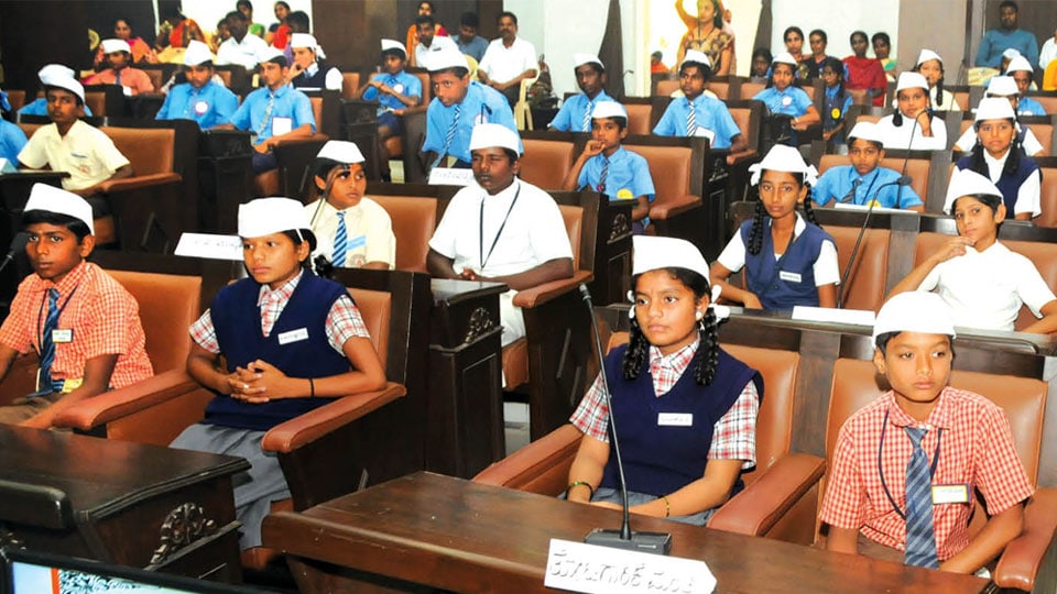 Children’s Parliament held in city