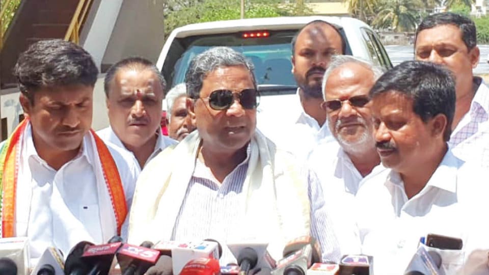 Siddharamaiah accuses BJP of politicising surgical strikes