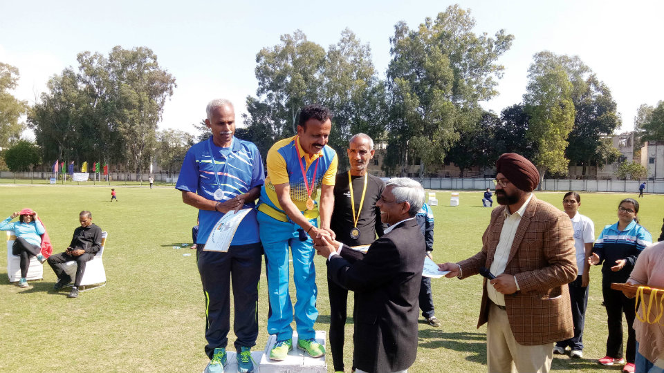 Bags Gold at All India Central Revenue Sports Meet