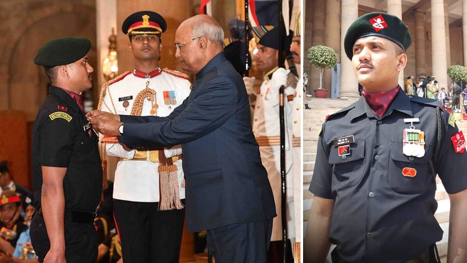 Kodagu soldier honoured with ‘Shourya Chakra’ award