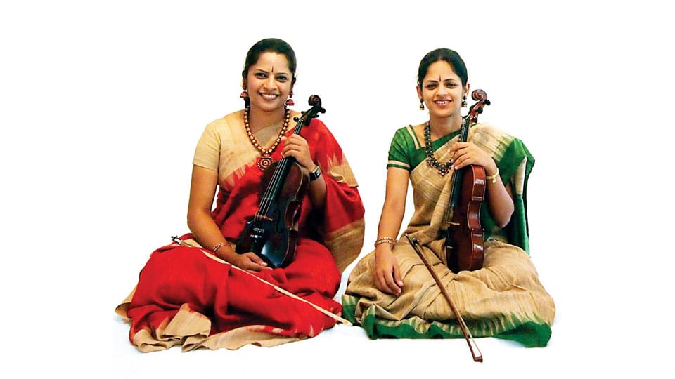Akkarai Sisters to present violin duet at Ganabharathi