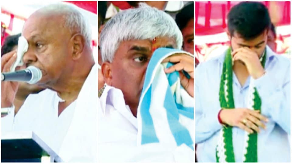 H.D. Deve Gowda hands over Hassan bastion to grandson