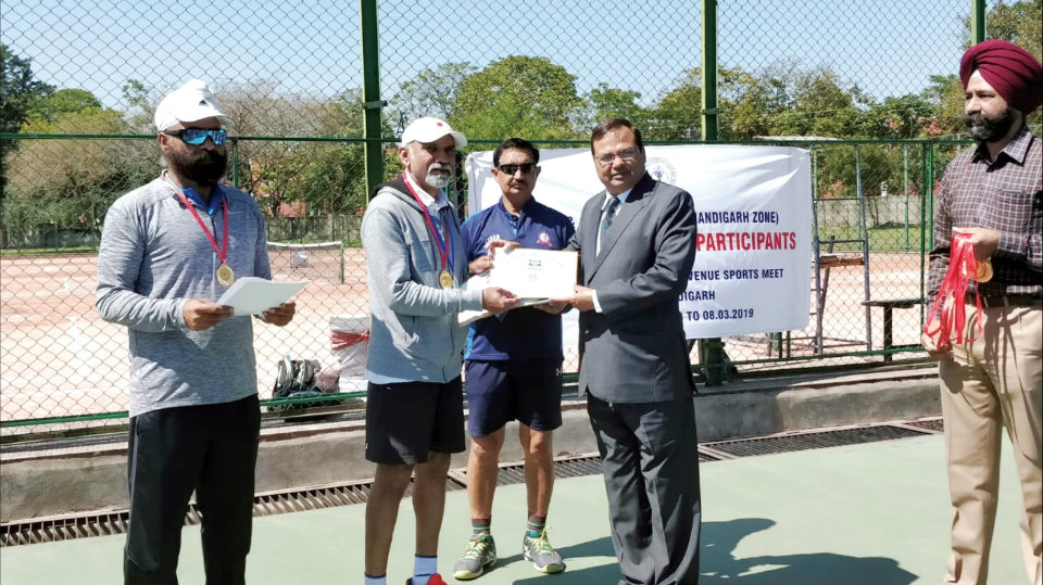Central Revenue Sports Board’s Tennis Tournament: City’s R. Nagaraj excels