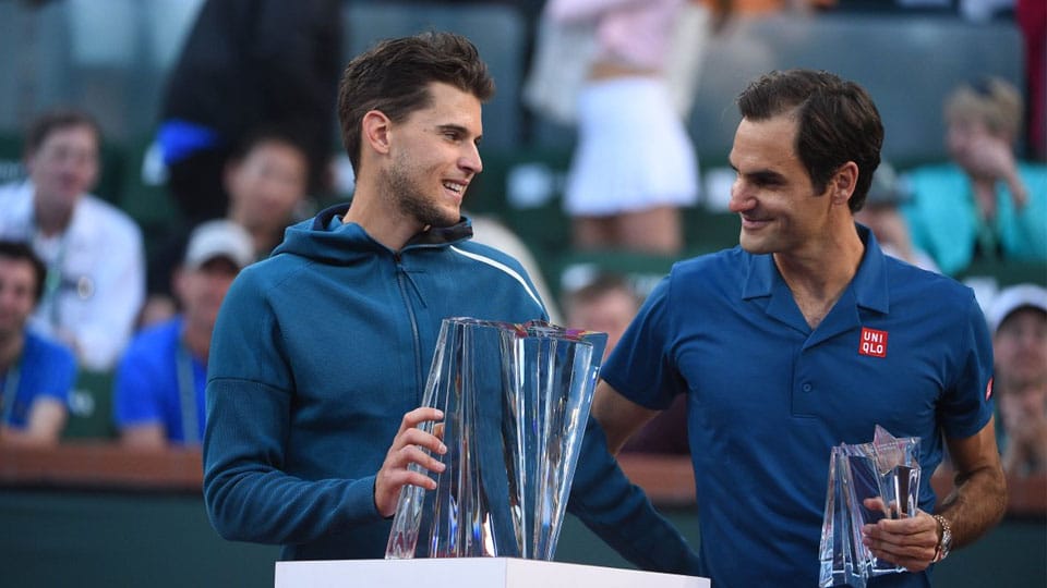 Thiem rallies to deny Federer sixth ATP  Indian Wells Masters title