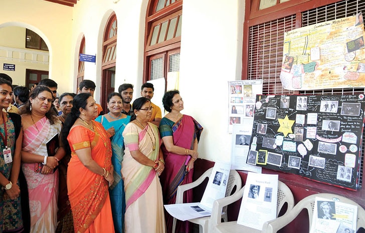 Cake cutting, poster exhibition mark Women’s Day
