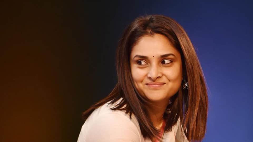 Congress Social Media Chief Ramya does a hat-trick without voting