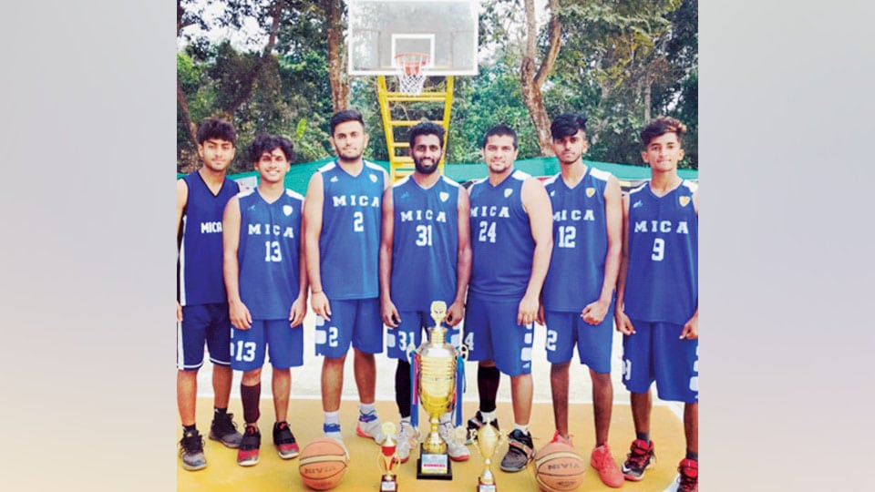 Runners-up at State-level Basketball Tourney