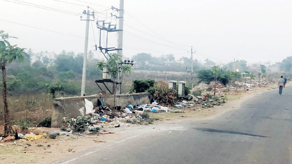 Garbage dump on Ring Road