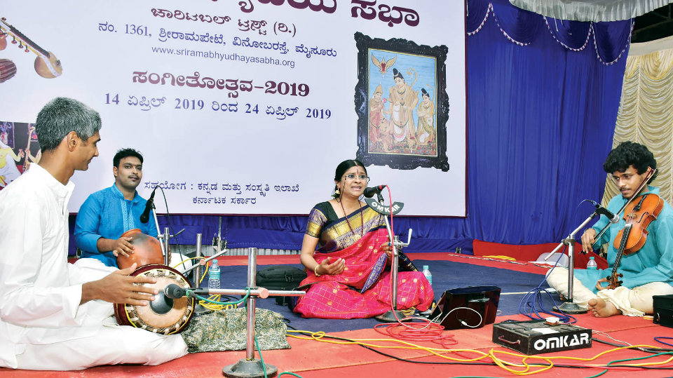 129th Ramotsava by Ramabhyudaya Sabha – 5: Concert with a pleasing appeal