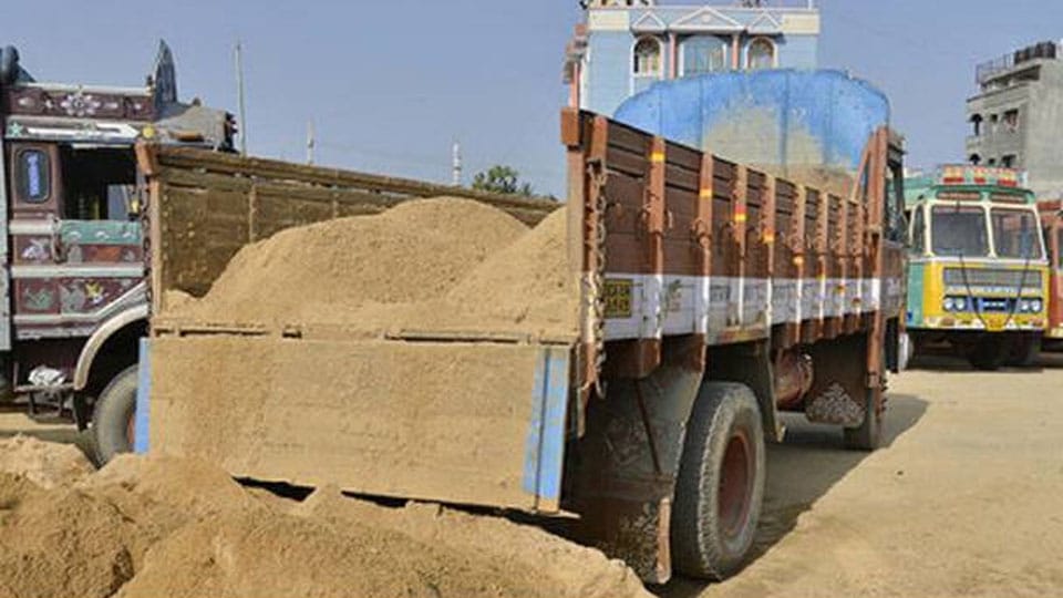 Illegal transportation of sand: ASP seizes sand-laden truck in early morning operation
