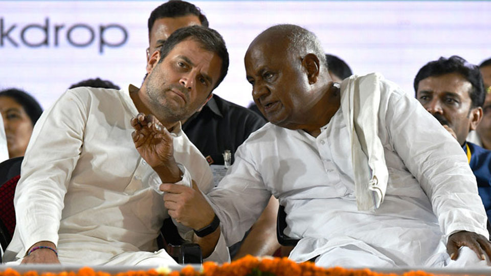 “Will sit by his side if Rahul becomes PM,” says Deve Gowda