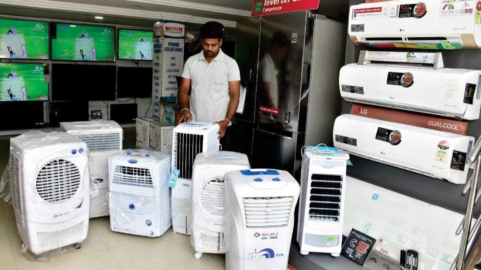 Coolers, Air Conditioners in great demand