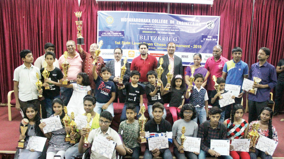 Blitzkrieg 1st State-level Open Chess Tournament: IM Ravi Hegde triumphs