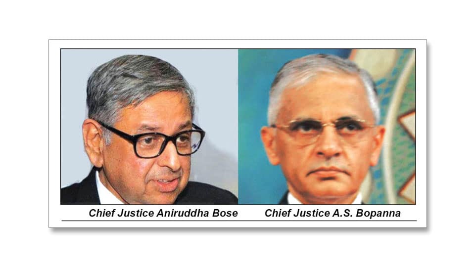 Centre returns names of two Judges mooted for SC