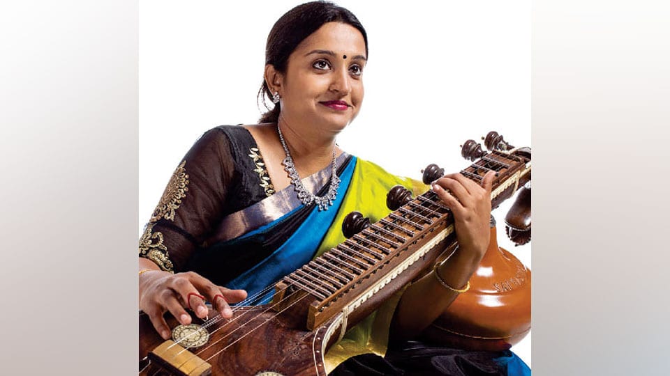 Veena recital at Ganabharathi