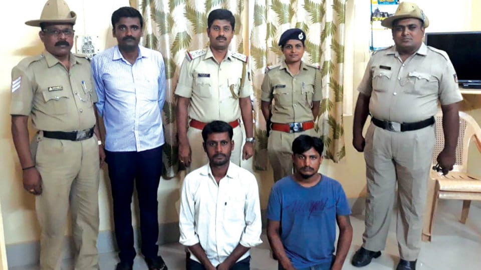 Two chain-snatchers held