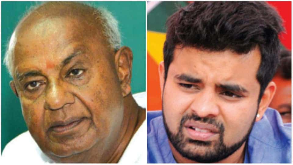 Prajwal says he will quit Hassan seat to make way for grandpa