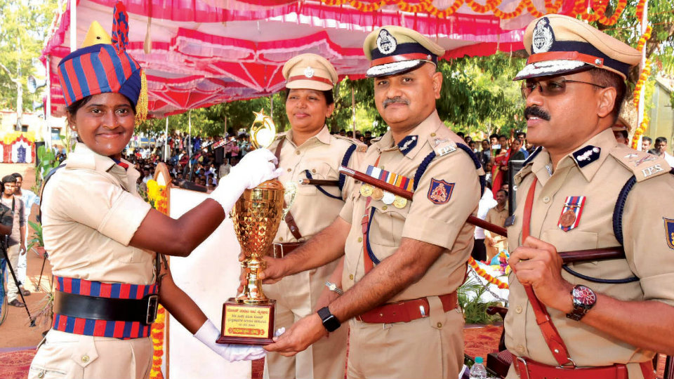 Passing out Parade of Women Police Constables held