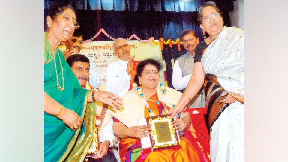  ‘Jagguva Kulabhushana Bhatta Award’ for Dr. K. Leela Prakash