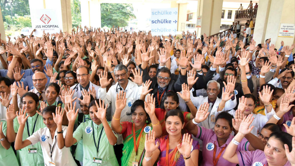 Public sensitised on Hand Hygiene to prevent infections