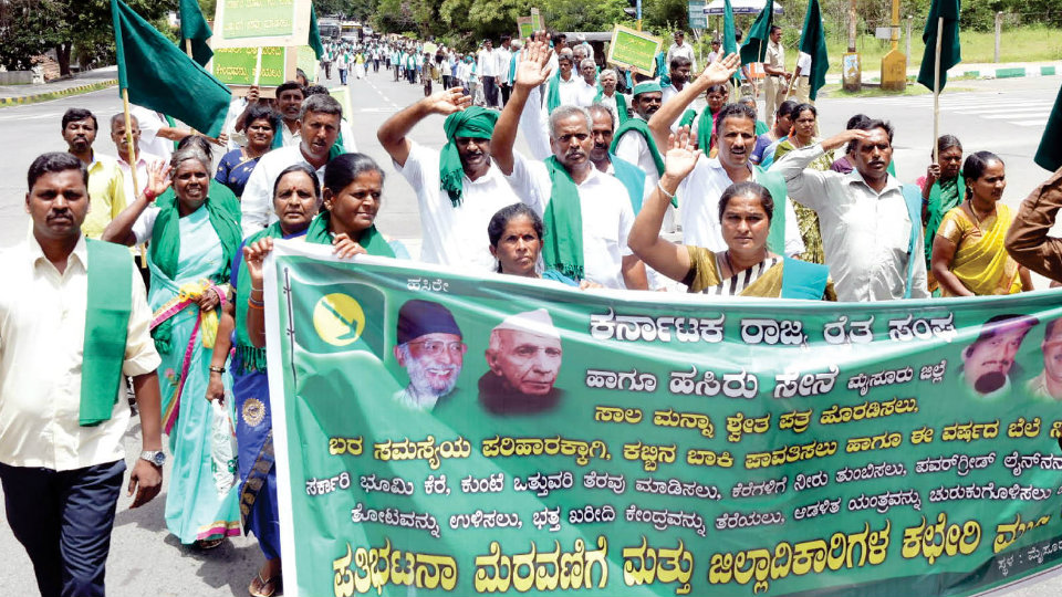 Hundreds of farmers take out rally in city, seek clarity in farm loan waiver scheme