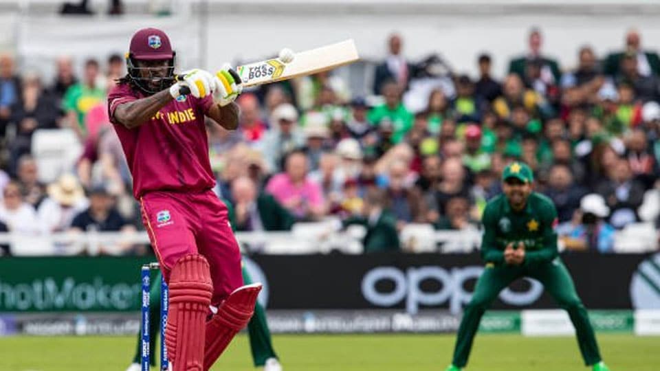 Chris Gayle breaks Record  for most sixes in World Cup history
