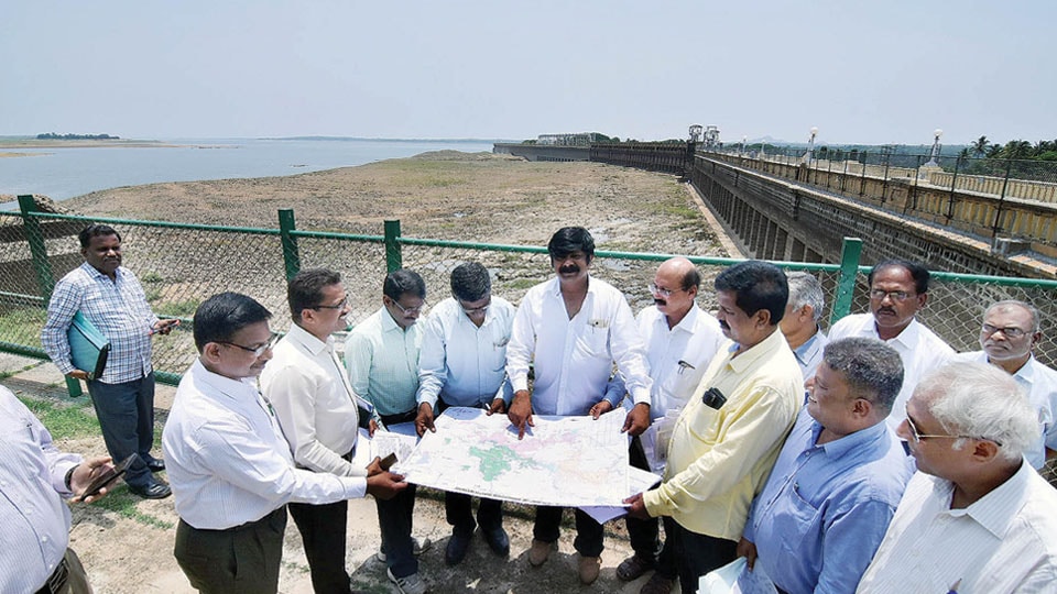 Cauvery Authority Team on Study Tour at KRS