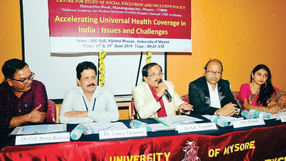 Mysore Varsity releases Mysore Declaration on Universal Health Coverage