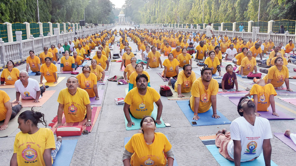 Mysuru aims for 1.5 lakh yoga performers on June 21