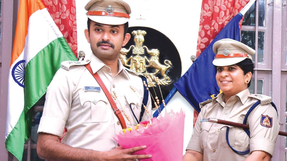New SP C.B. Rishyanth assumes charge
