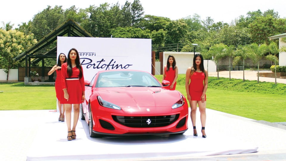 Ferrari Portofino displayed at Heritage Eleganza
