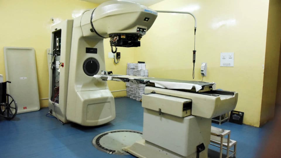No radiation therapy at K.R. Hospital; cancer patients in a quandary