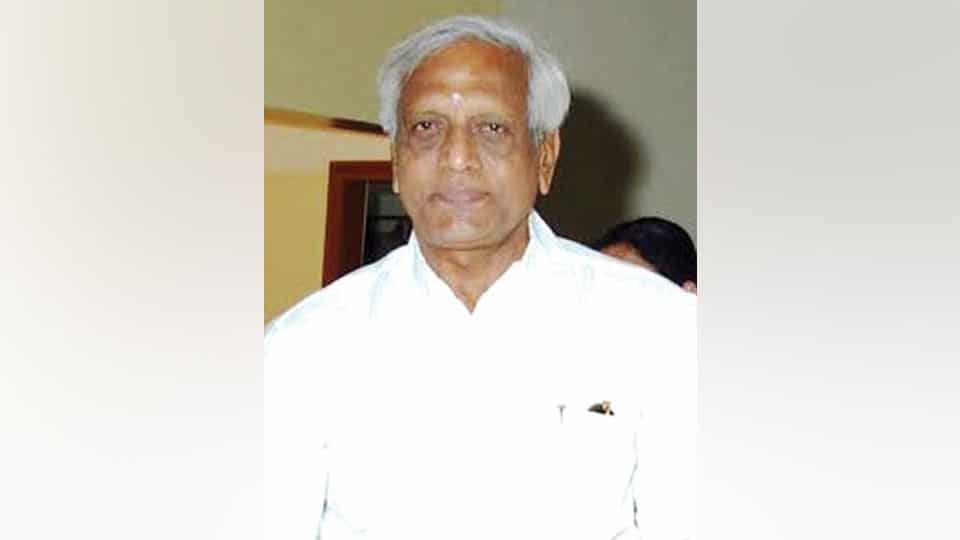 Ex-MLC S.M. Shankar no more
