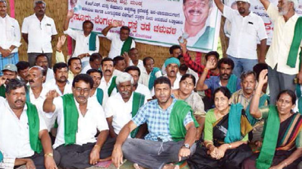 Mandya farmers stir enters seventh day