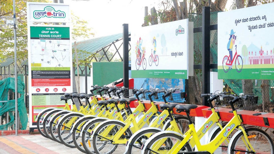 Revenue from display of ads at Trin Trin docking stations
