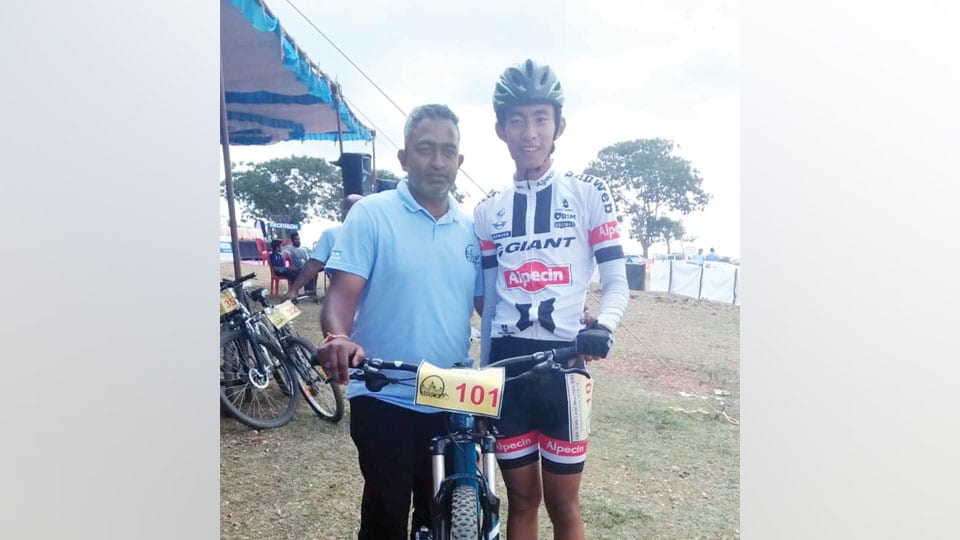 City boy at 25th Asian MTB Cycling Championship