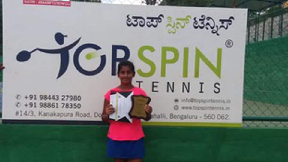 Mysuru girl Arzan wins titles in National AITA Talent Series U-12 Tennis