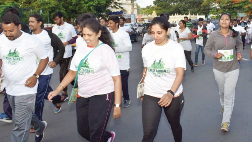2K run held in city to promote vegetarianism