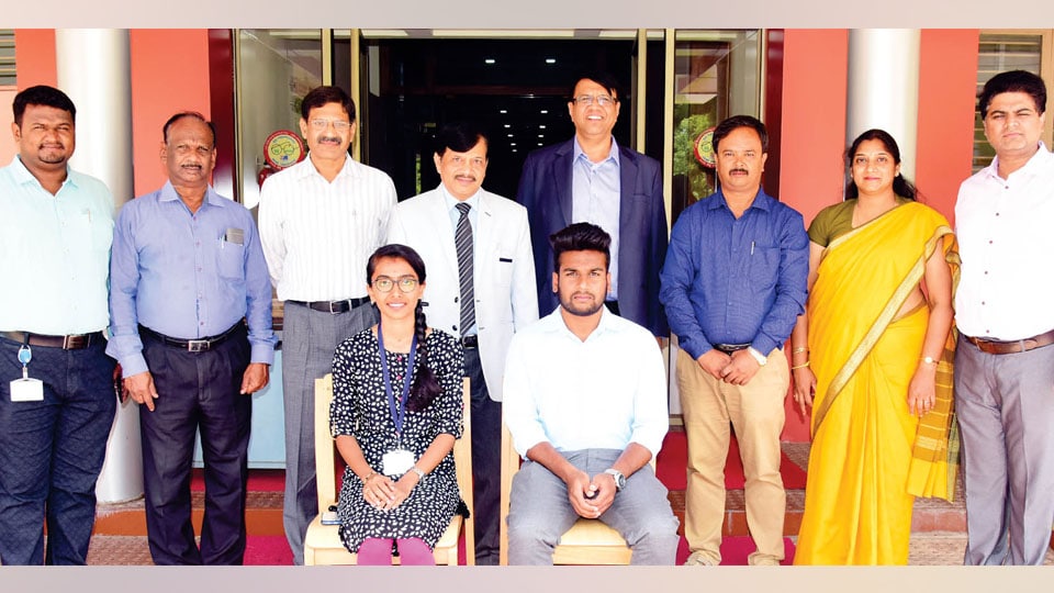 Two NSS volunteers from JSS AHER for Indian Youth Delegation to China