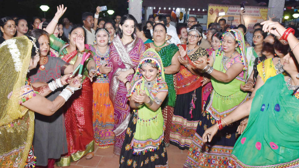 Trishikha Wadiyar enjoys an evening of ‘Garbha’ dance