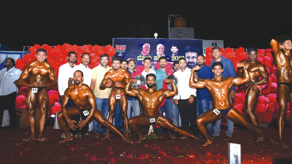 Yogesh from Hassan wins ‘Modi Cup’ in body-building contest