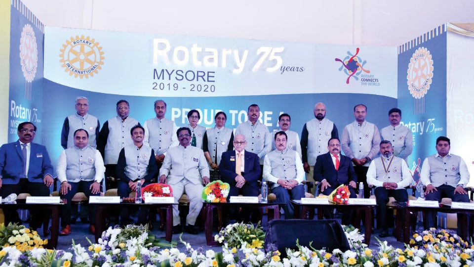 Rotary Mysore celebrates Platinum Jubilee