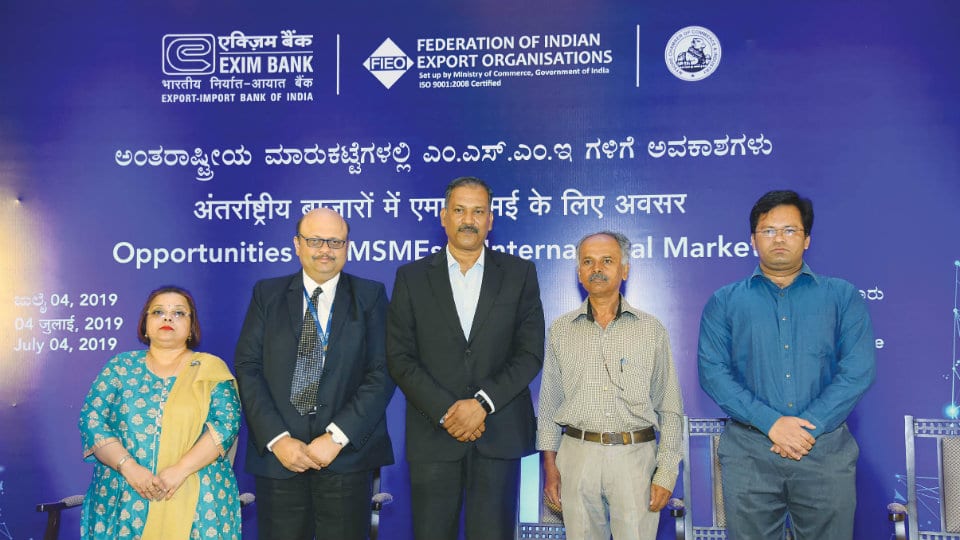 Interaction on ‘Opportunities for MSMEs on International Trade’ held