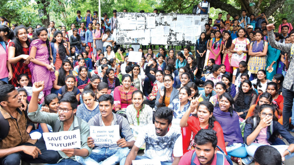 Yuvaraja’s College students seek adequate lecturers