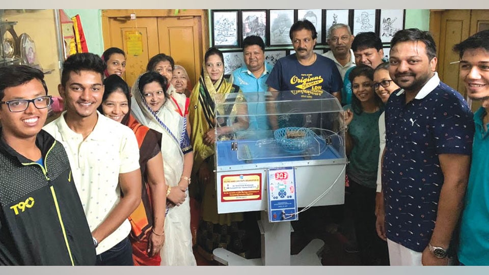 Baby incubator machine donated to Bird Hospital