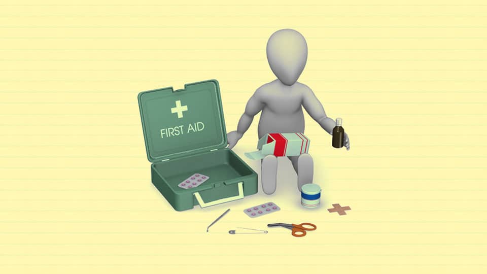 First-aid training for industrial workers