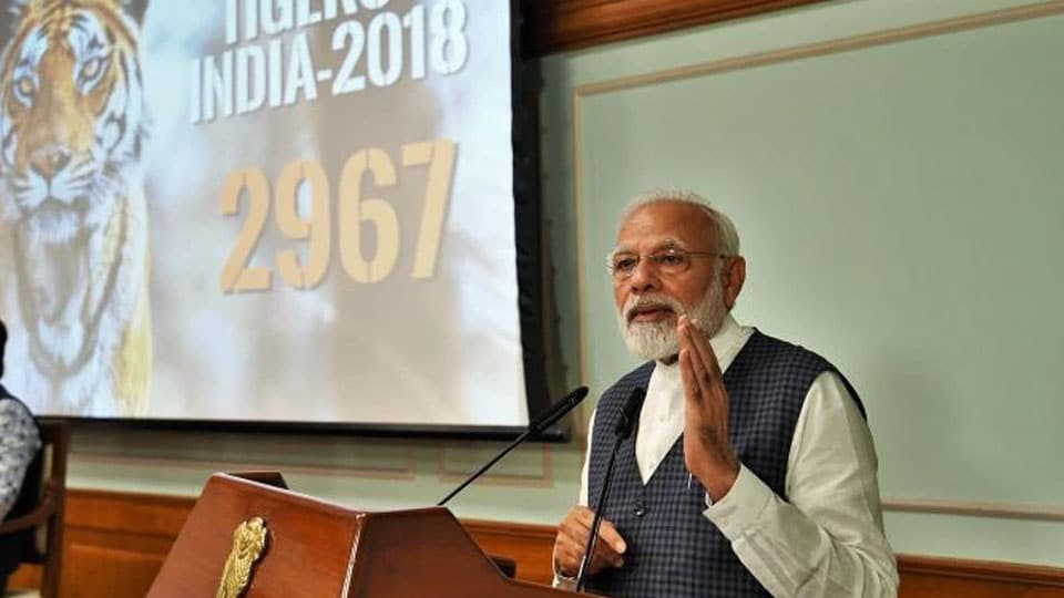 PM releases Tiger Estimation Report-2018